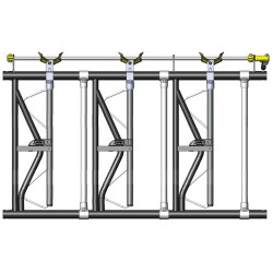 Headlock gate panel for RTC II hay rack