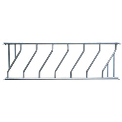Diagonal feed panel - 3 m/6 spaces