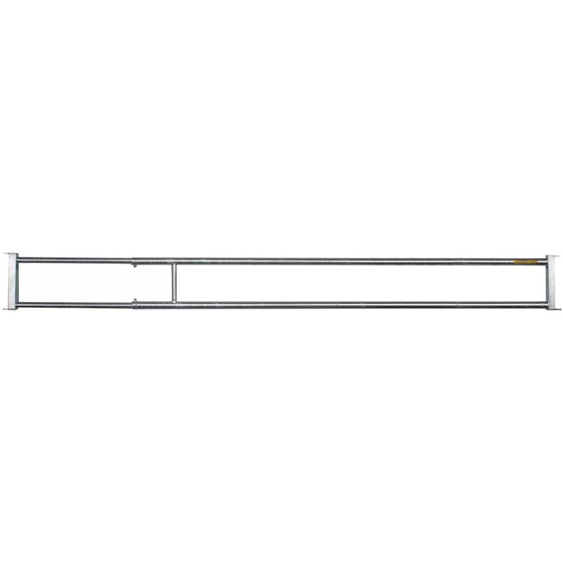 Extendable 2-rail feed panel - 3/4 m