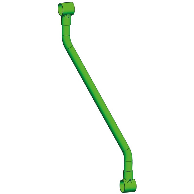 Ø 42 mm diagonal neck bar with Ø 60 mm clamps