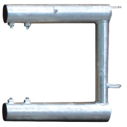 End for 2-rail feed panel - Ø 76 mm