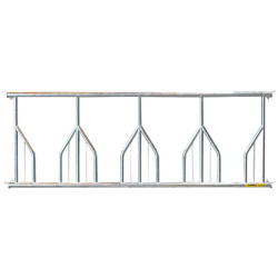 Tombstone feed panel - 3 m/4 spaces