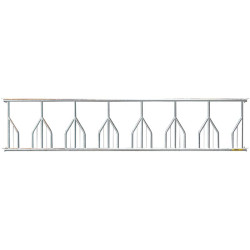 Tombstone feed panel - 5 m/7 spaces