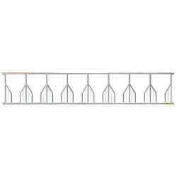 Tombstone feed panel - 6 m/8 spaces