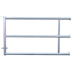 3-rail rear panel for 3/4 m stall barrier