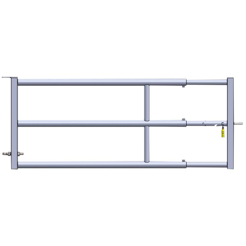 3-Rails extendable gate ø60,3mm H.0,79M for manure robot - 2/3 m