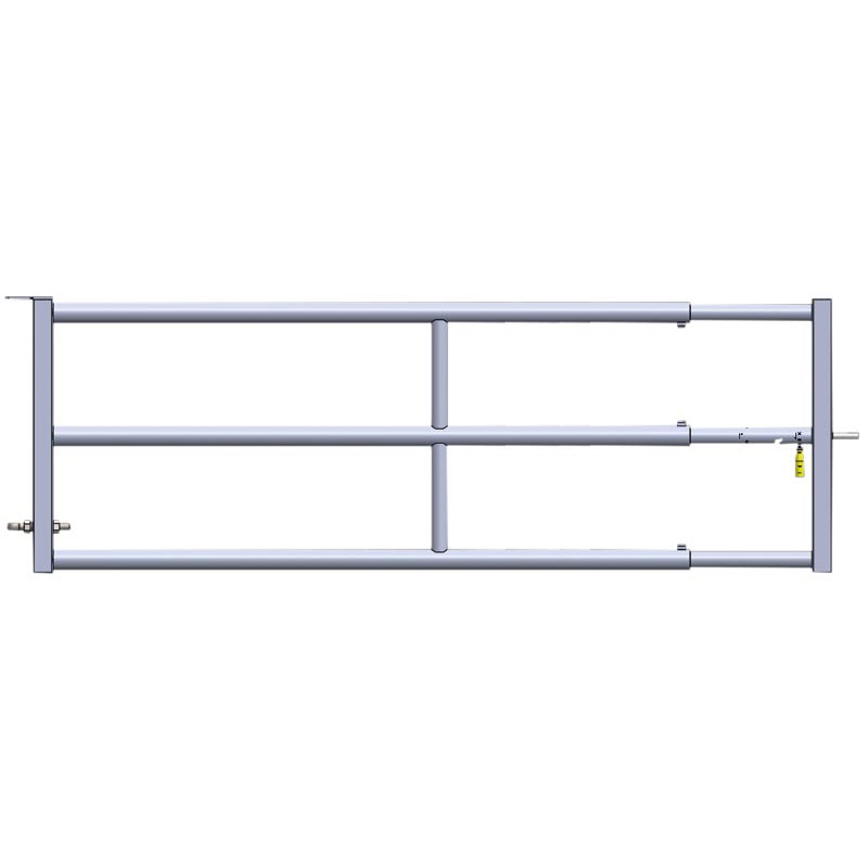 3-Rails extendable gate ø60,3mm H.0,79M for manure robot - 3/4 m