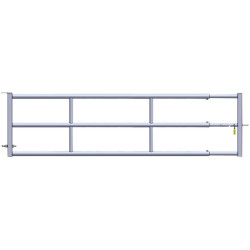 3-Rails extendable gate ø60,3mm H.0,79M for manure robot - 4/5 m