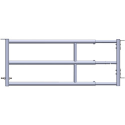 3-RAILS EXTENDABLE PANEL ø60,3mm H.0,79M FOR MANURE ROBOT
