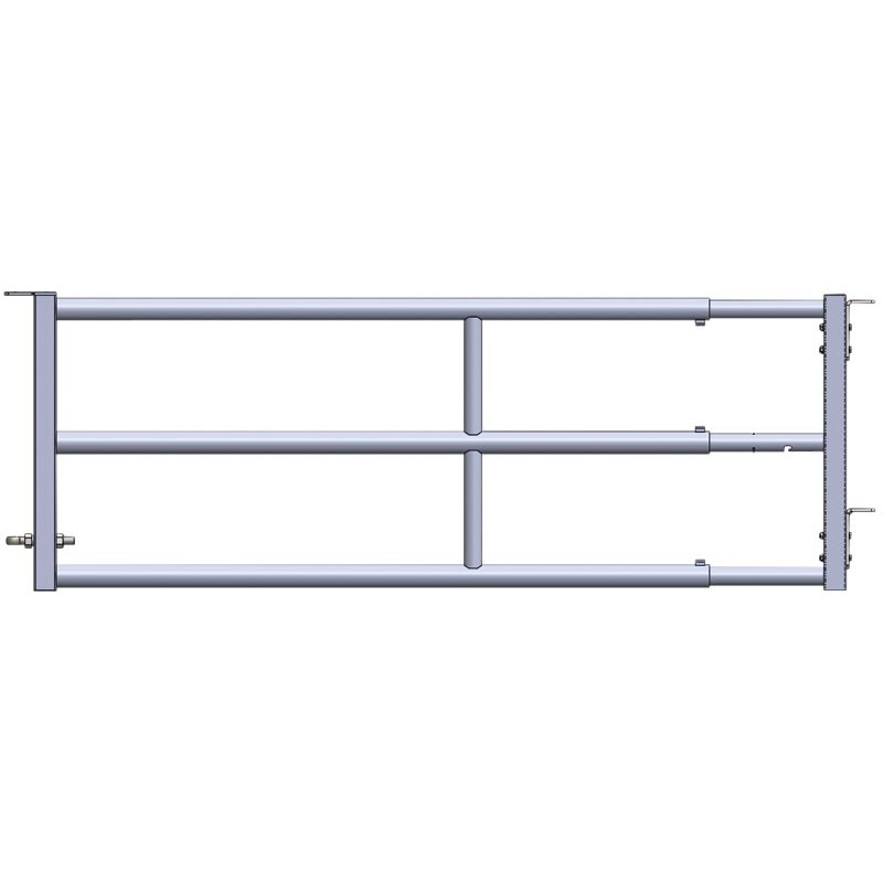 3-RAILS EXTENDABLE PANEL ø60,3mm H.0,79M FOR MANURE ROBOT