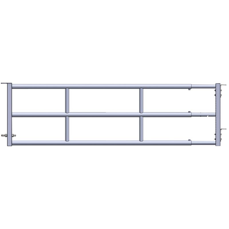3-RAILS EXTENDABLE PANEL ø60,3mm H.0,79M FOR MANURE ROBOT