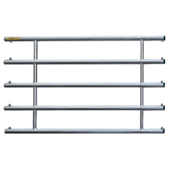 Extendable 5-rail unit- length 1 m for barrier