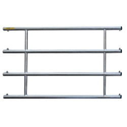 Extendable 4-rail unit- length 1 m for barrier