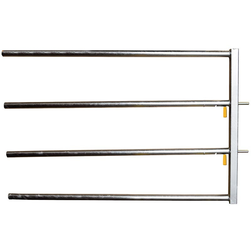 4-rail (Ø 48.3 mm) front end with two easylock automatic latch