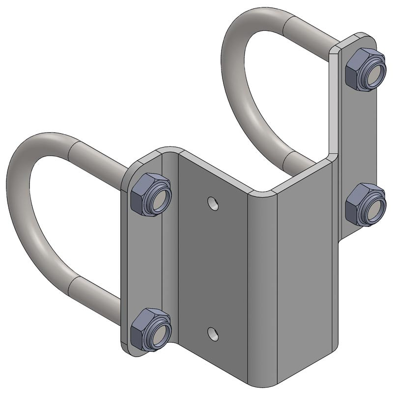 Support for non-return gate stopper