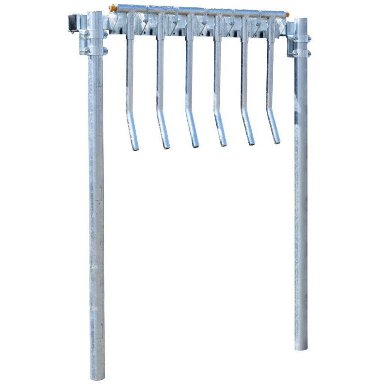 Finger gate unit with Ø 102 mm post to embed