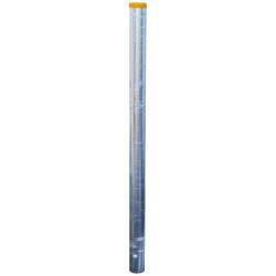  Ø 102 mm bared post to embed - H. 1.68 m - Thick. 4 mm