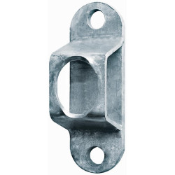 Standard front and side wall plate for lock