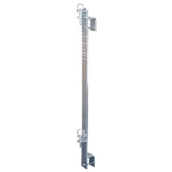Double fastening flat bracket