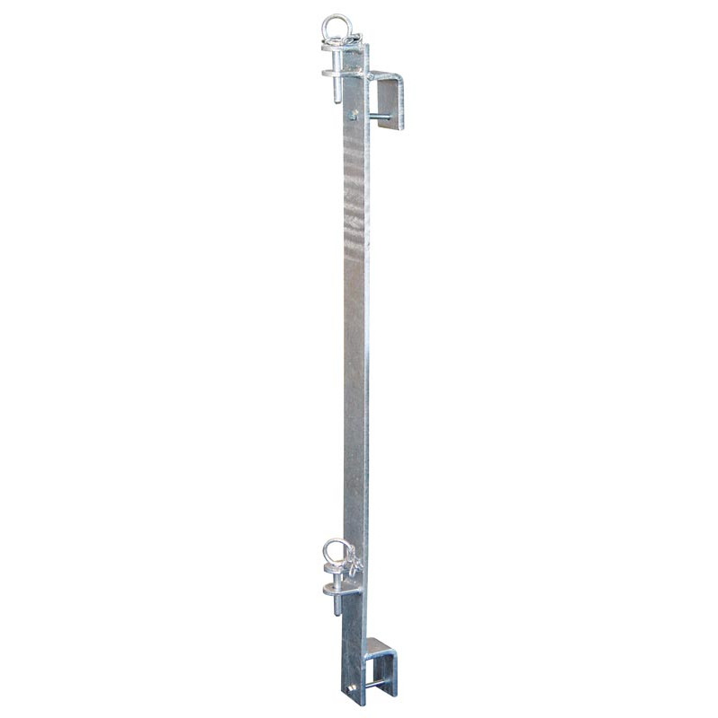 Double fastening flat bracket