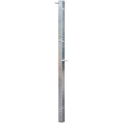 Fastening post for tilted headlock panel