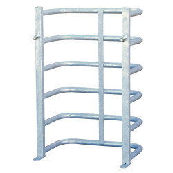 Single tube supports and protection for Polybac and Polytherme