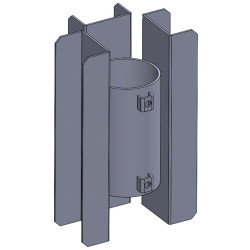 3-way bracket for joist support