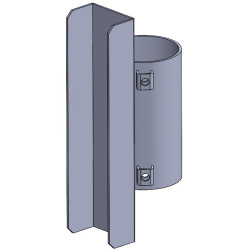 1-way wall Fastening bracket for joist support