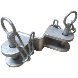 90 x 90 mm 2-way 1/2 square bracket