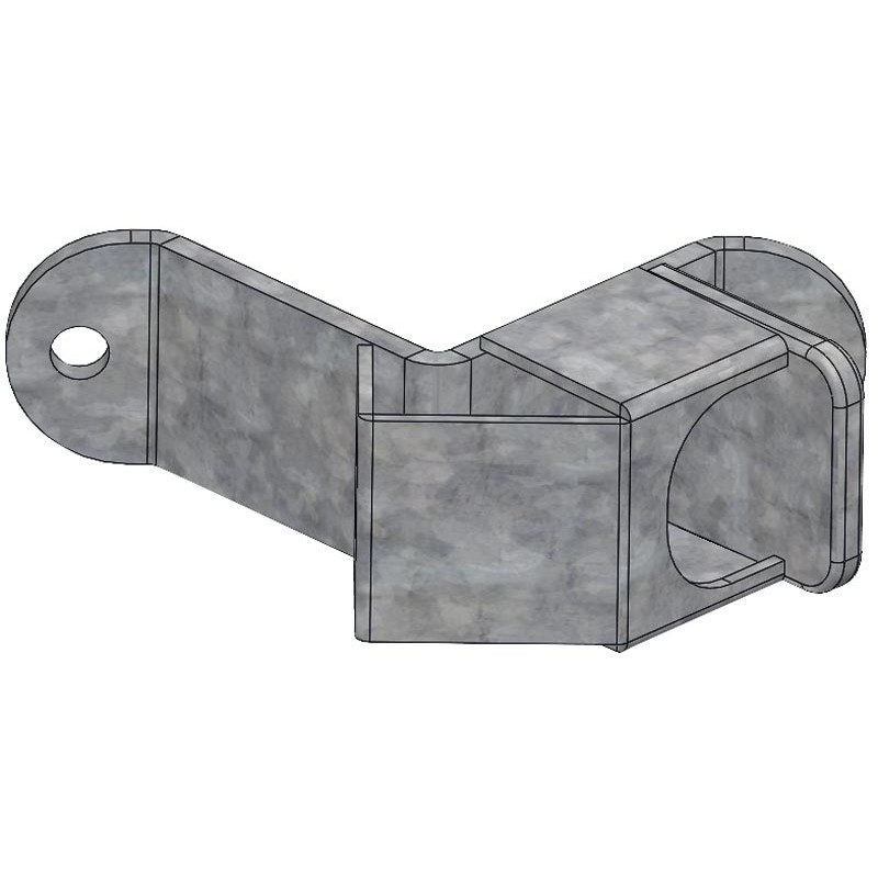 "EASYLOCK" 1/2 bracket for 90 x 90 mm square post
