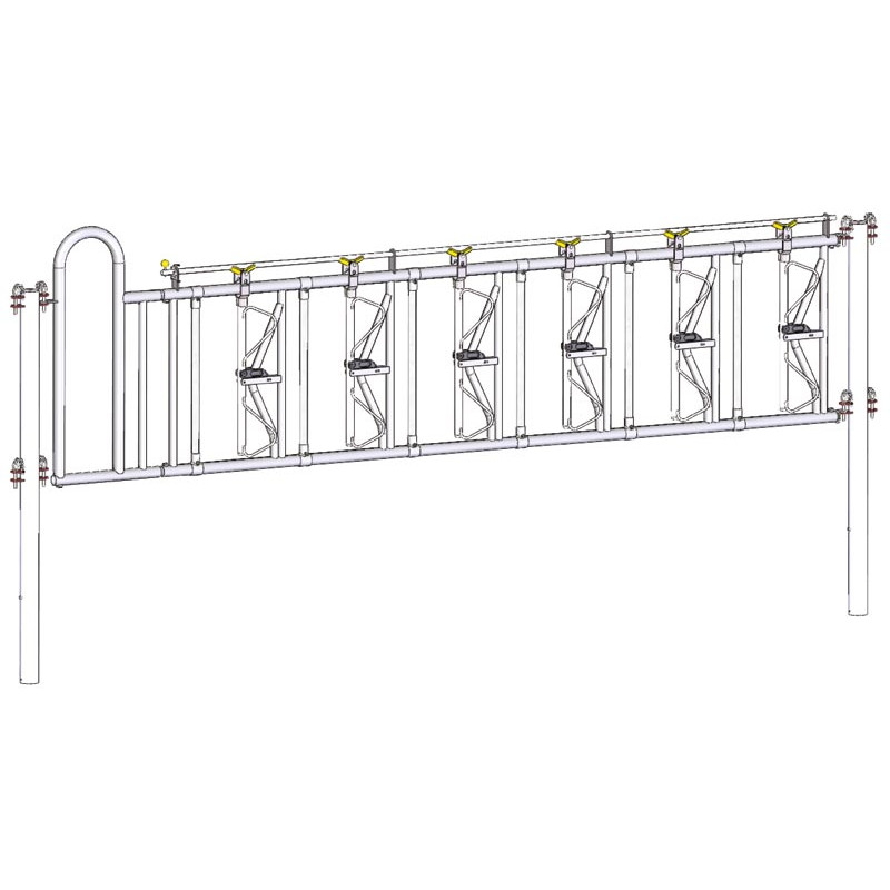 Comfort SR headlock panel - 4.40 m/6 spaces Comfort SR headlock panel - 4.40 m/6 spaces