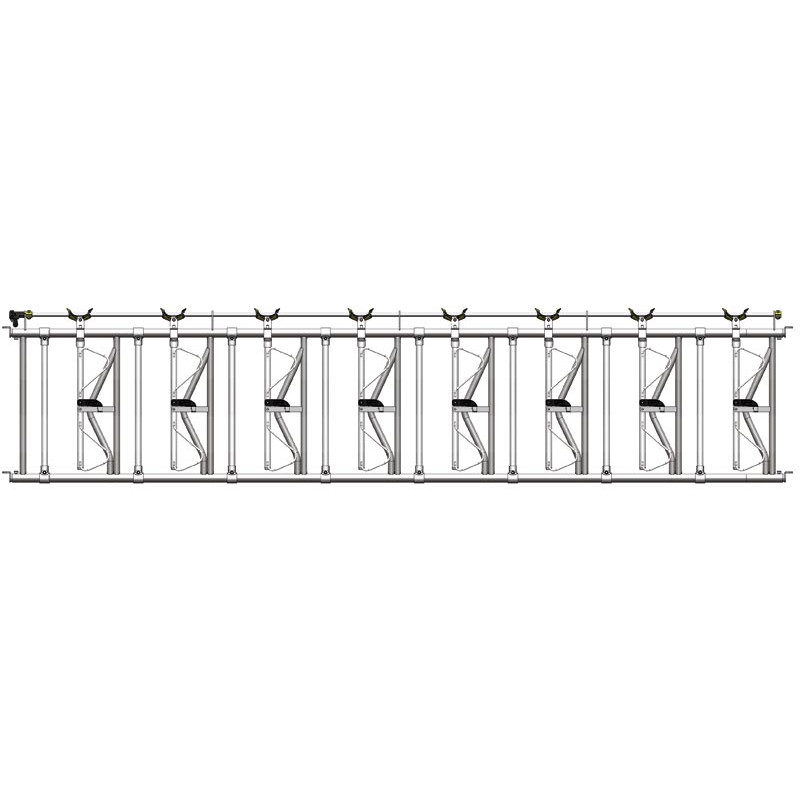 Comfort SR headlock panel - 5.40 m/8 spaces