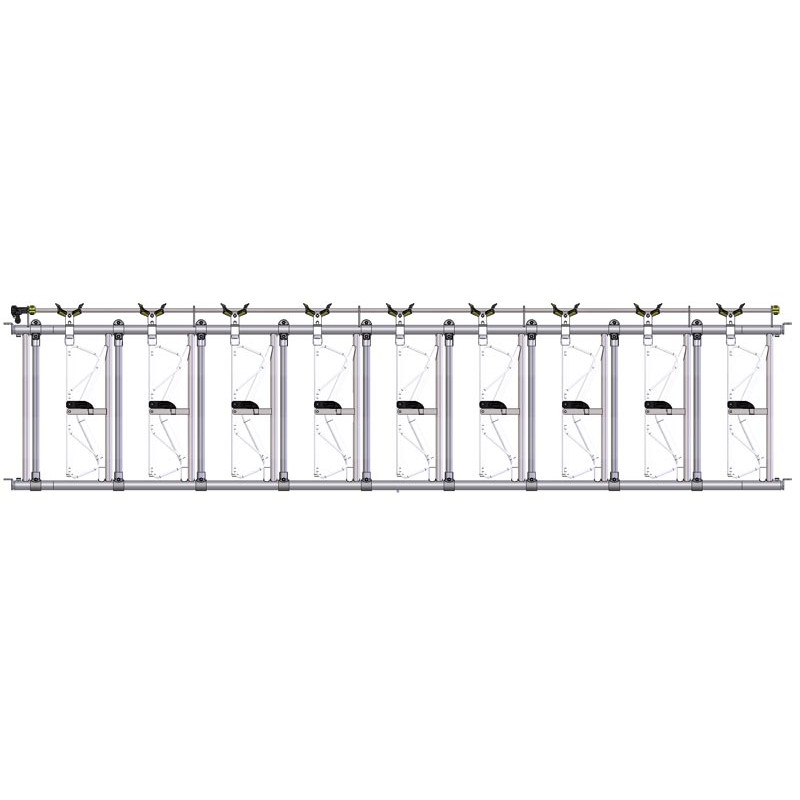 Comfort SR headlock panel - 5 m/9 spaces