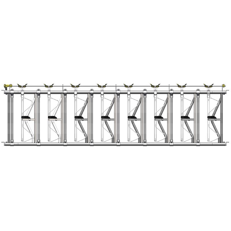 Comfort SR headlock panel - 4.40 m/8 spaces