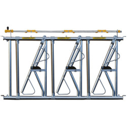 Comfort SR headlock panel - 2.10 m/3 spaces