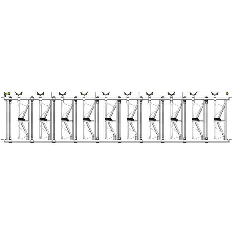 Comfort SR headlock panel - 5.40 m/10 spaces