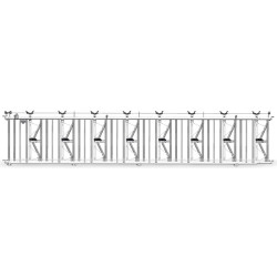 Comfort SRS headlock panel - 6 m/8 spaces