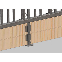 Fastening reinforcement for installation on masonry kit for SWEDISH PRO headlock panel