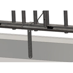 Fastening reinforcement on low wall for PRO Swedish headlock panel