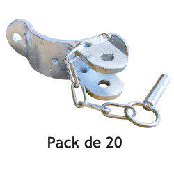 Ø 76 mm 1/2 bracket - 1-way