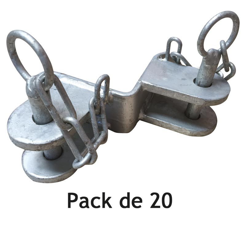 90 x 90 mm 2-way 1/2 square bracket - Pack of 20