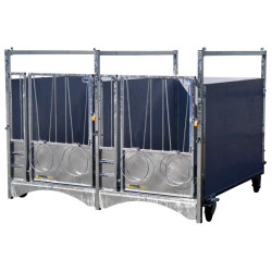 STANDARD - PVC wheeled calf box - Model DUO