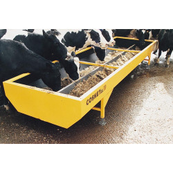 Deep width 5 x 1 m reinforced painted feed trough  Deep width 5 x 1 m reinforced painted feed trough