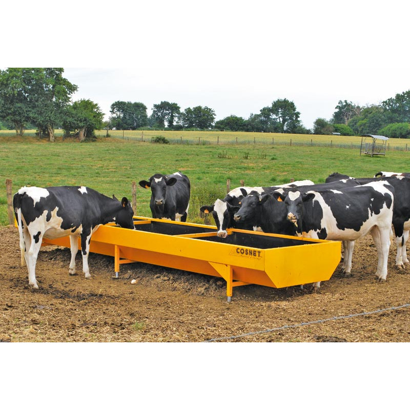 Deep width 5 x 1 m reinforced painted feed trough  Deep width 5 x 1 m reinforced painted feed trough