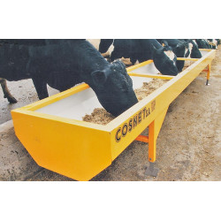 Feed pan for reinforced or standard metal trough Feed pan for reinforced or standard metal trough