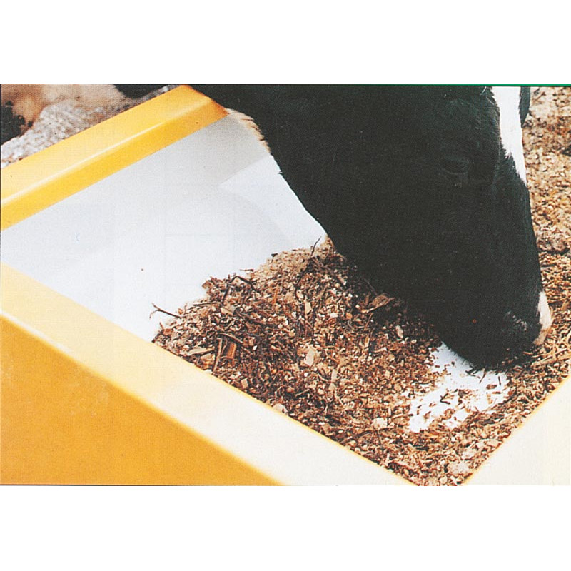 Feed pan for reinforced or standard metal trough Feed pan for reinforced or standard metal trough