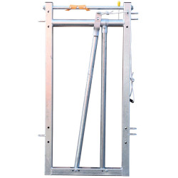 Stall headlock panel Stall headlock panel