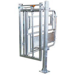 Stall headlock panel Stall headlock panel