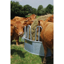 Round RC hay rack