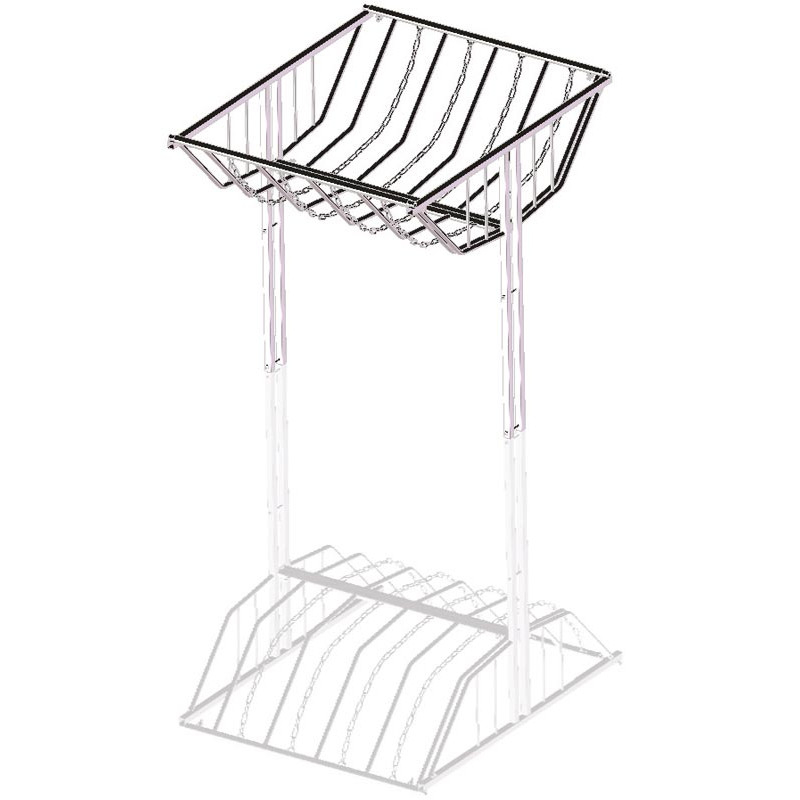 Hay rack with bars & chain